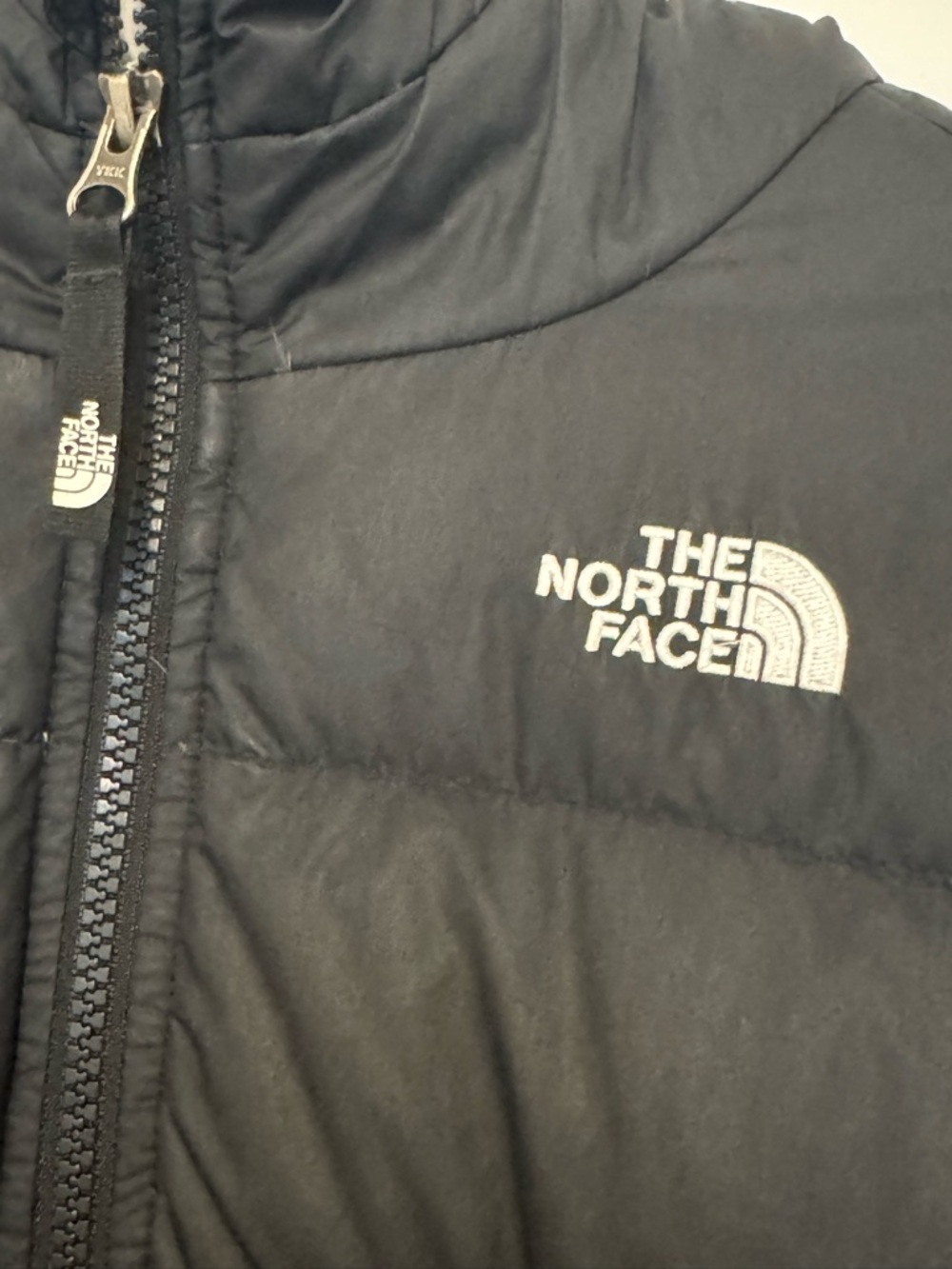 The North Face Youth Black Hooded Puffer Jacket Size Large 14/16 - Picture 9 of 9